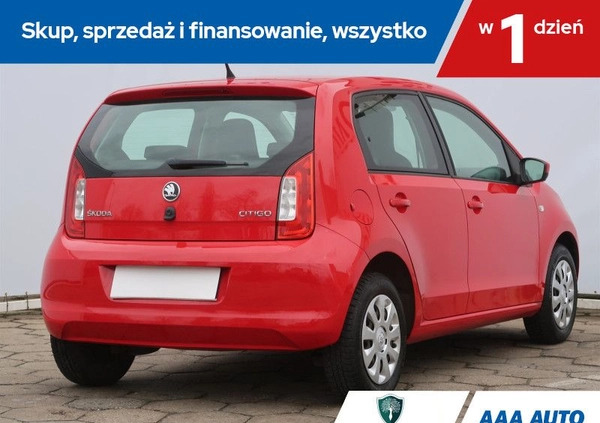 Skoda Citigo cena 24500 przebieg: 70057, rok produkcji 2013 z Miastko małe 92